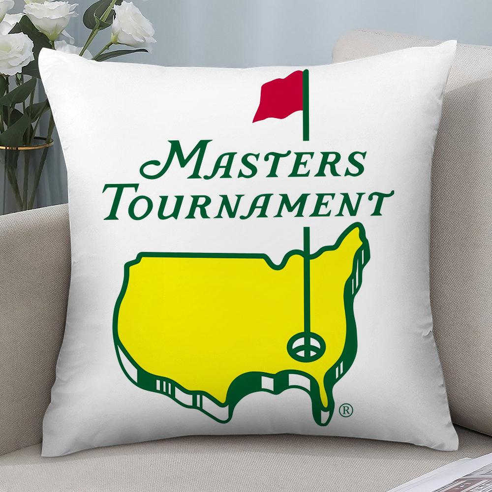 Masters Golf Printing Pillow Case Short Plush Pillow Covers Sofa Decorative Gift Home Double-sided Printing Cushion Cover