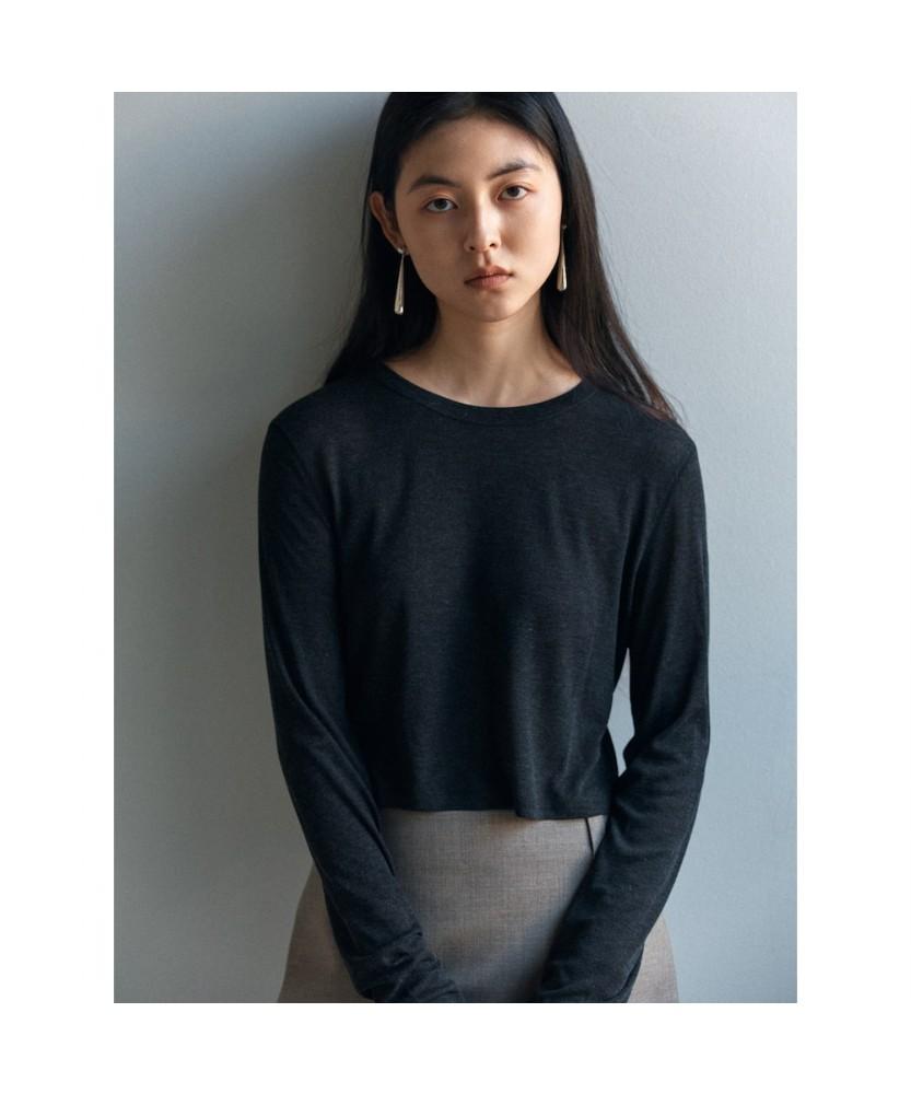 Diaepeocheo Aperture Classic Crop Tshirt Ash (Ta6241A064)
