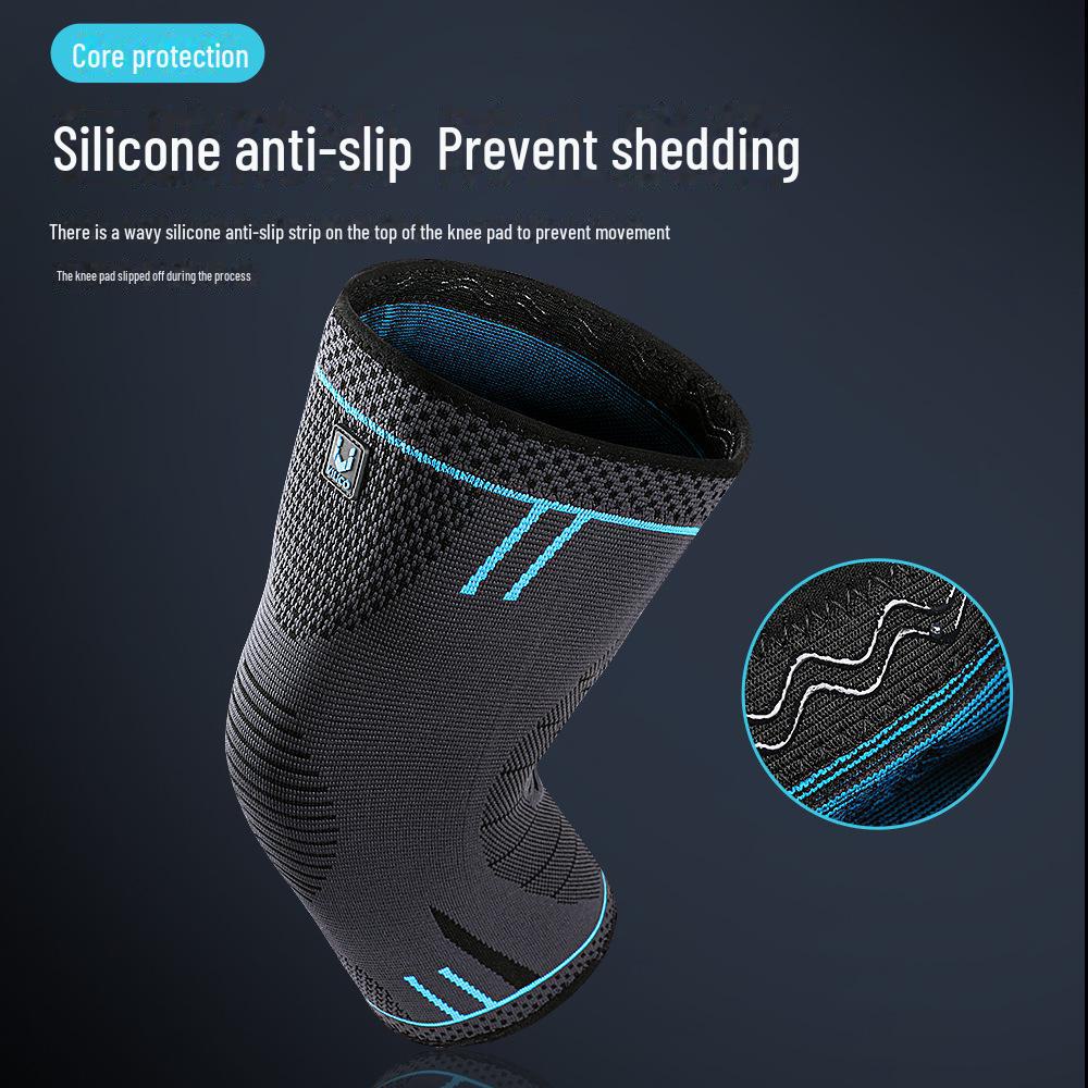 Vilico utendørs knebeskyttere - støtdemping, sklisikker silikon, trykkstøtte for basketball, fotball og fjellklatring (Høst og sommer)