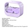 Aroma Diffuser with Landscape, 7 Color Flame Humidifier, 250ml Essential Oil Diffuser with Auto Shut Off, Quiet Mist Humidifier for Home