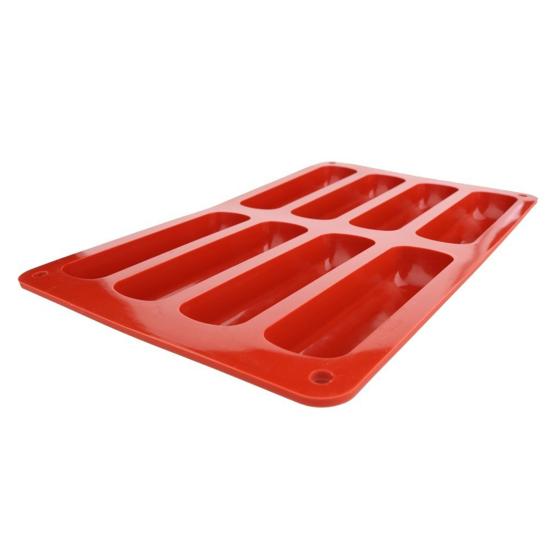 Baking Mold Classic Collection Shapes Non Sticky 8 Forms Silicone Eclair Cake Baking Mold for DIY Mousse