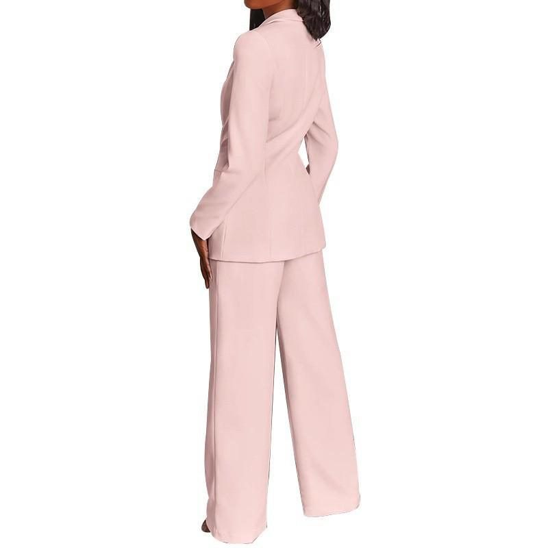 European and American Women's Spring and Autumn Fashion Suit Set - Professional Casual Business Attire