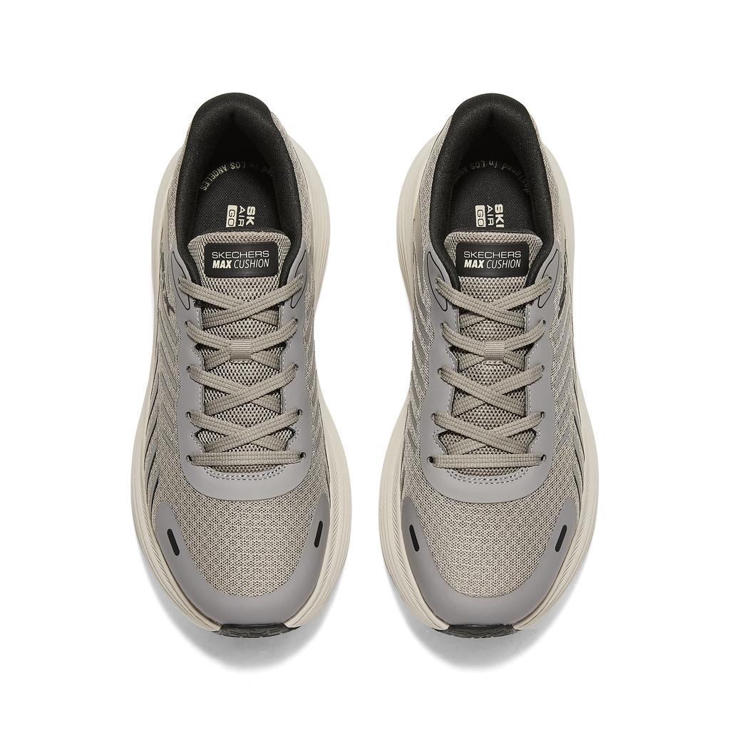Skechers Max Cushioning Endeavour Comfortable Versatile Breathable Running Shoes Men Sneaker Gray Brown 220614-TPBK