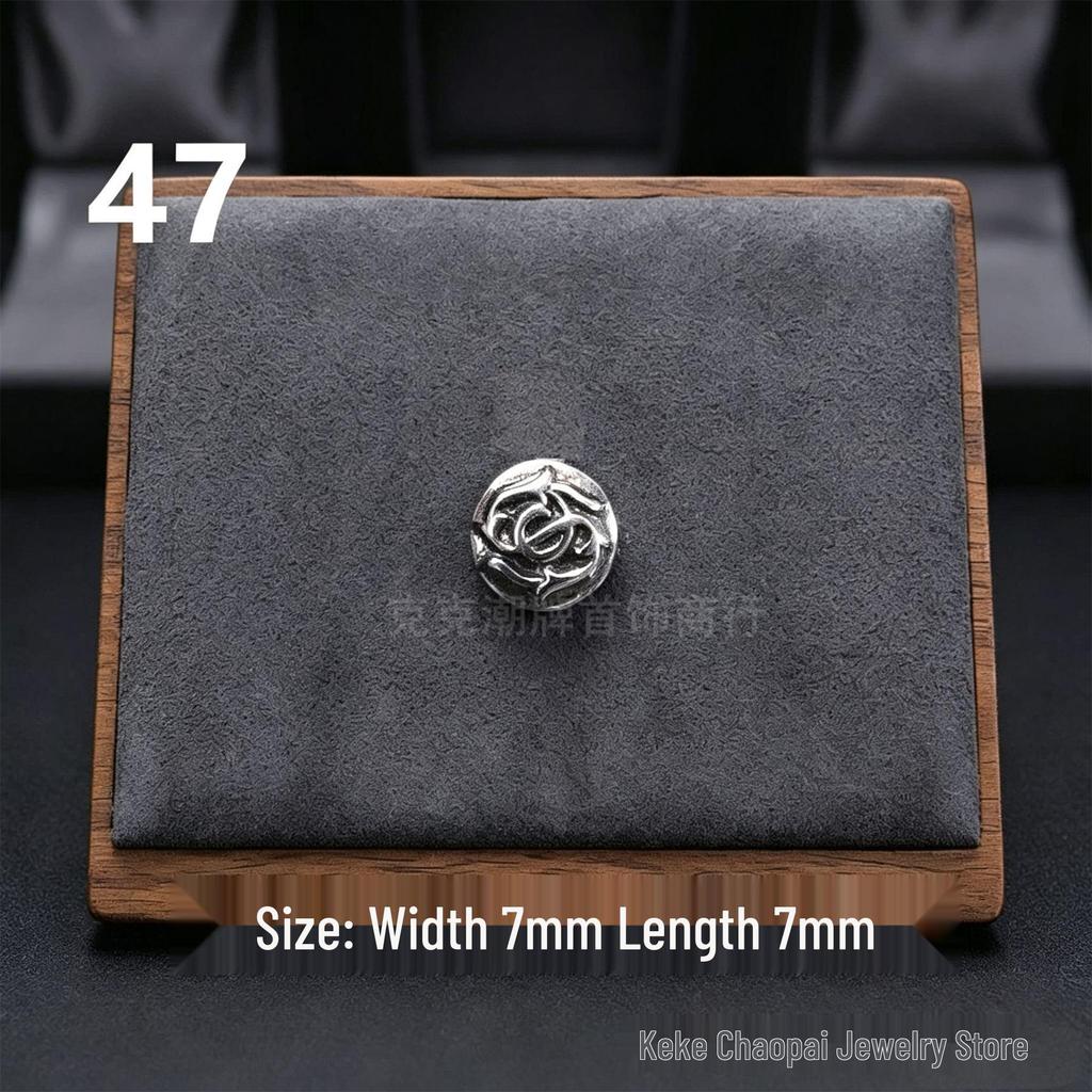 Cercei Stud Trendy Cruce Cupru Alb Argint Thai 925 cu Diamante Colorate pentru Bărbați și Femei