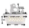 VISPREA License Lamp LED Number Light Hybrid Compatible Toyota 80