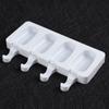 4 ?Moule à Glace en Silicone Alimentaire à Grille Moule à Bâtonnets de Glace Outil de Fabrication avec Bâtonnets pour Bricolage Ménager