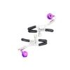 Multicolor Adult Nipple Clamps with Single Bell for Women
