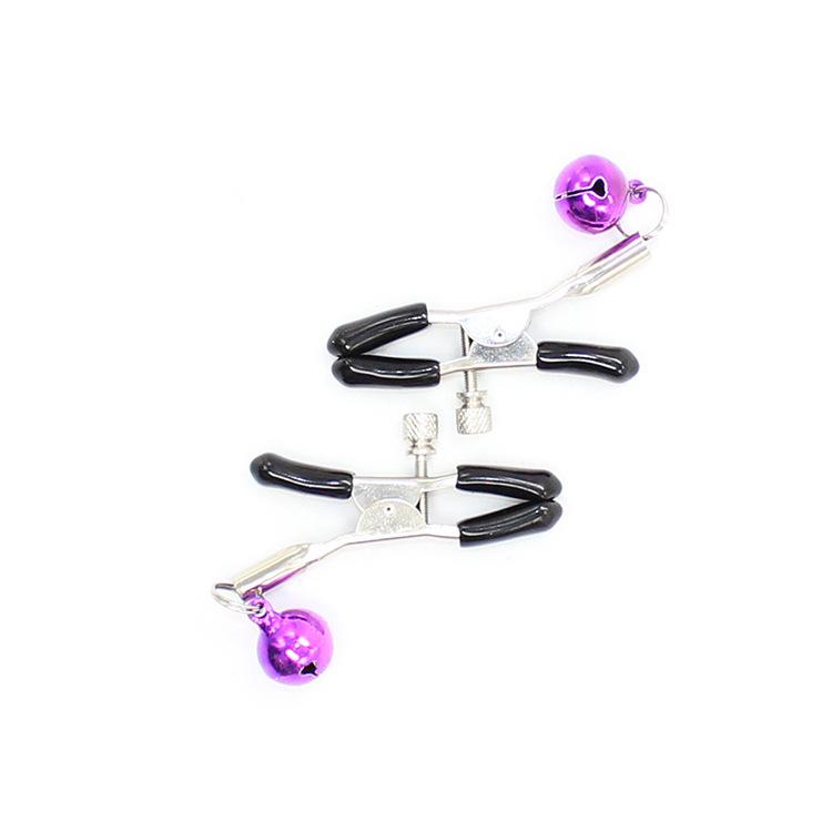Multicolor Adult Nipple Clamps with Single Bell for Women