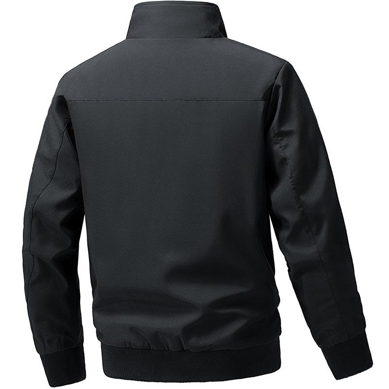 Autumn and Winter New High-end Coat Men Handsome Casual Collar Jacket Men's Shirt Baseball Uniform.