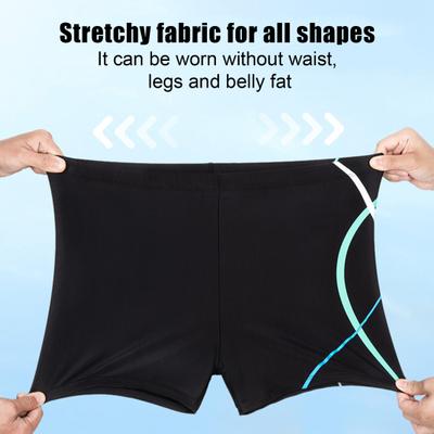 Heren Zwembroek Elastische Taille Zacht Sneldrogend Ademend Slim Fit Bedrukt Kleurafstemming Middelhoge Taille Zwembroek Surfen Watersport