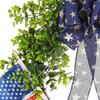 Patriotischer Kranz mit Schleife Vierter Juli für Schlafzimmer Kamin Büro
