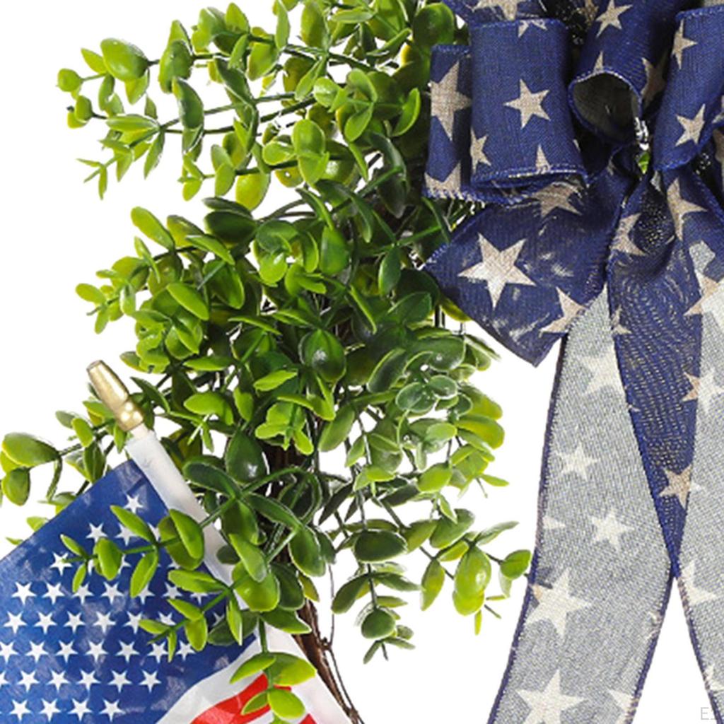 Patriotischer Kranz mit Schleife Vierter Juli für Schlafzimmer Kamin Büro