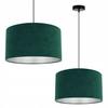Hanglamp, Plafondlamp, Chroom, Fluwelen Lampenkap