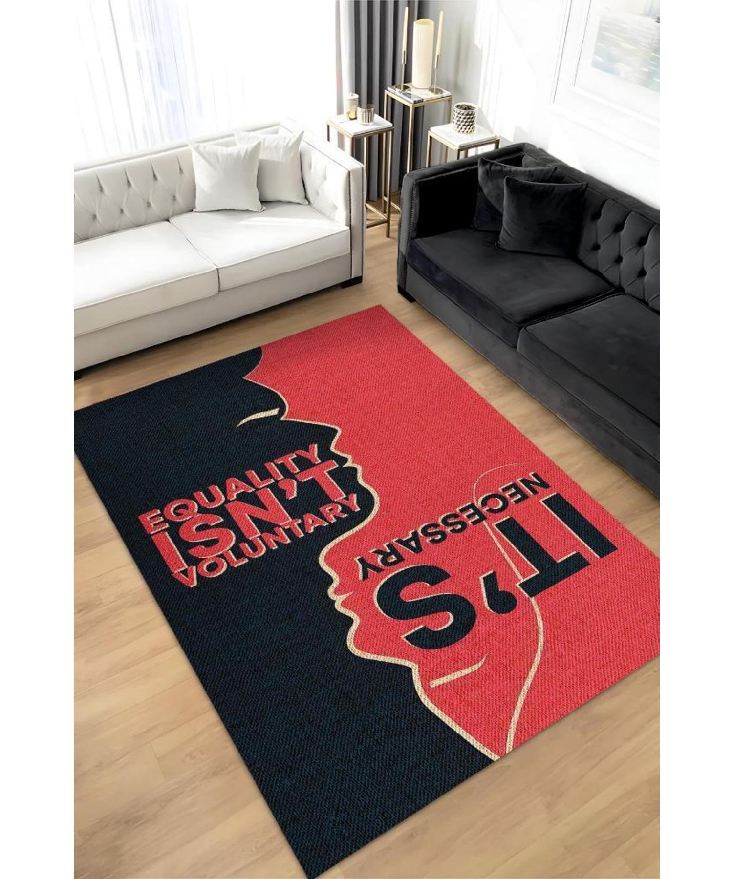 

Это необходимый моющийся декоративный ковер с хлопчатобумажной основой.