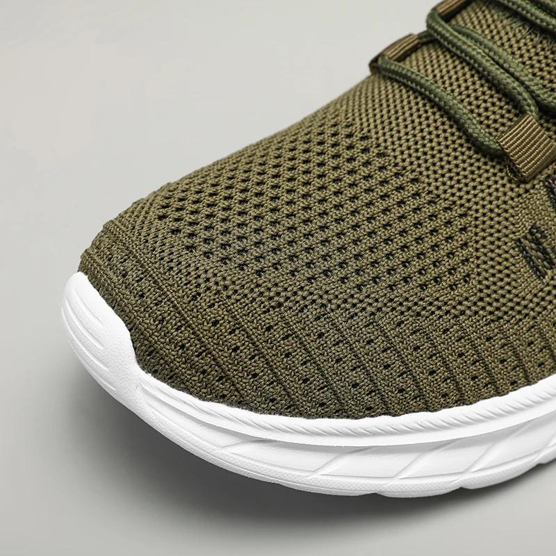 YRZL Męskie wysokiej jakości trampki oddychające siateczkowe buty do biegania modne wygodne lekkie codzienne tenisówki dla mężczyzn