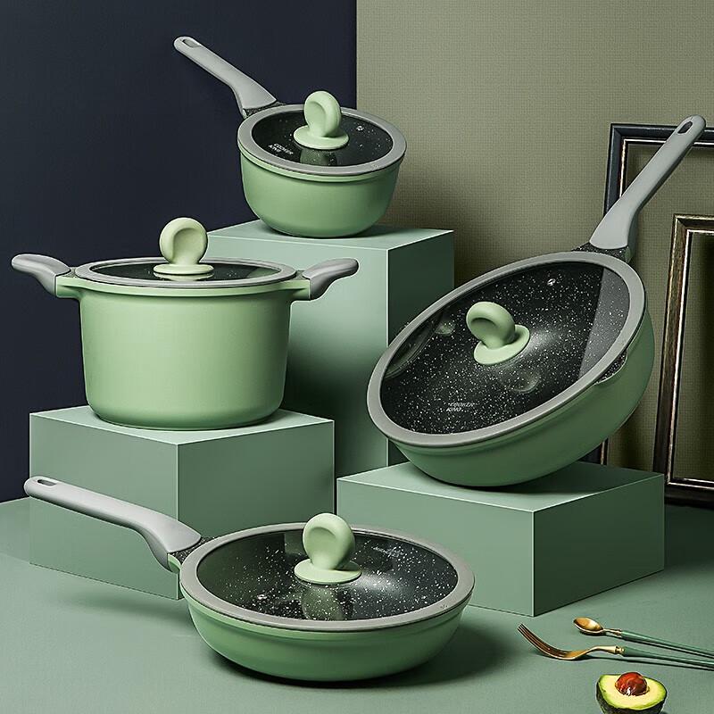 Chu Da Huang Antihaft-Kochgeschirr-Set, 4-teilig