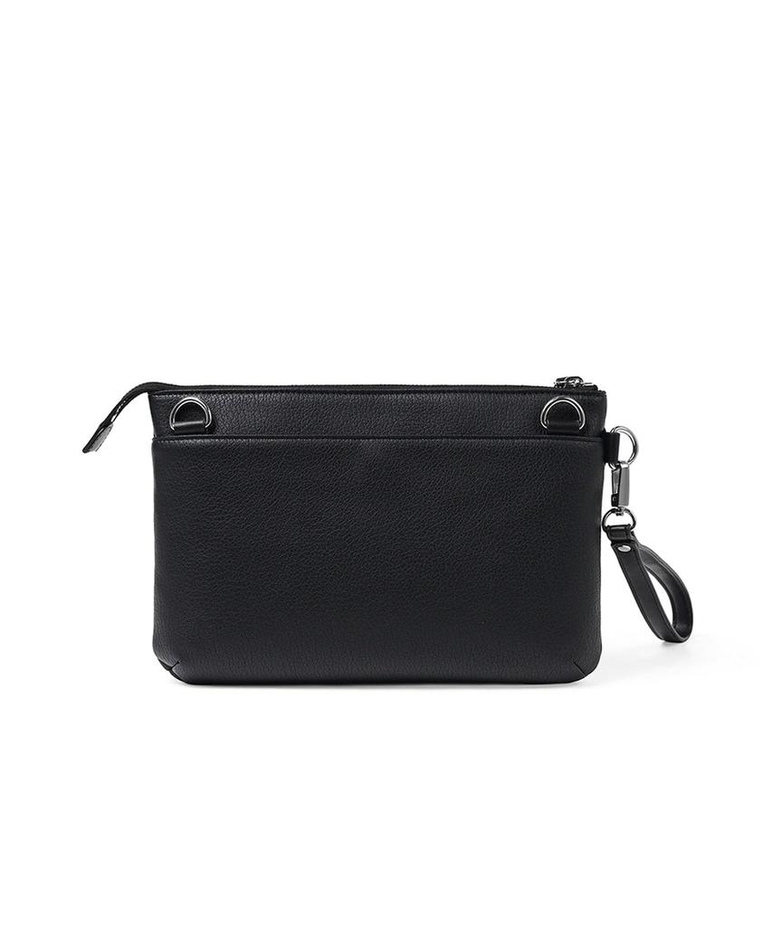 mila milan Pupurie Shoulder Bag [Mila Milan] Men's Bag/Clutch No.248111 (Black)