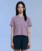 OFFGRID W Coulier Askin Crop Short Sleeve T-Shirt - Dusty Pink
