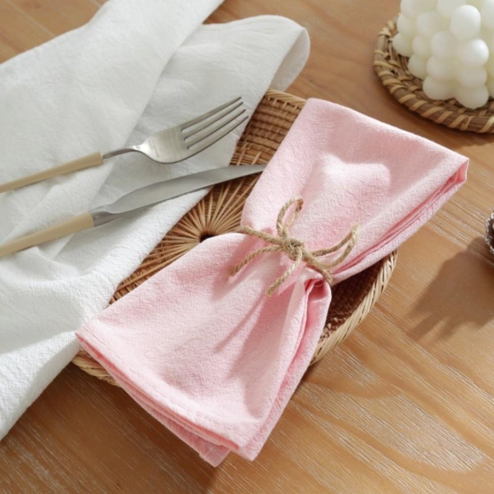 New Soft Ruffle Placemats Round Cotton Table Cup Mat French Square Coasters Photo Background