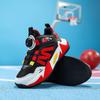 Boys basketball shoes 2025 autumn new shock absorption children's student sports shoes medium older children's knob basketball shoes girls