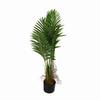 90cm 3FT LED Lighted Palm Tree Solar Powered Artificial Lighted Palm Tree for Terrace Swimming Pool