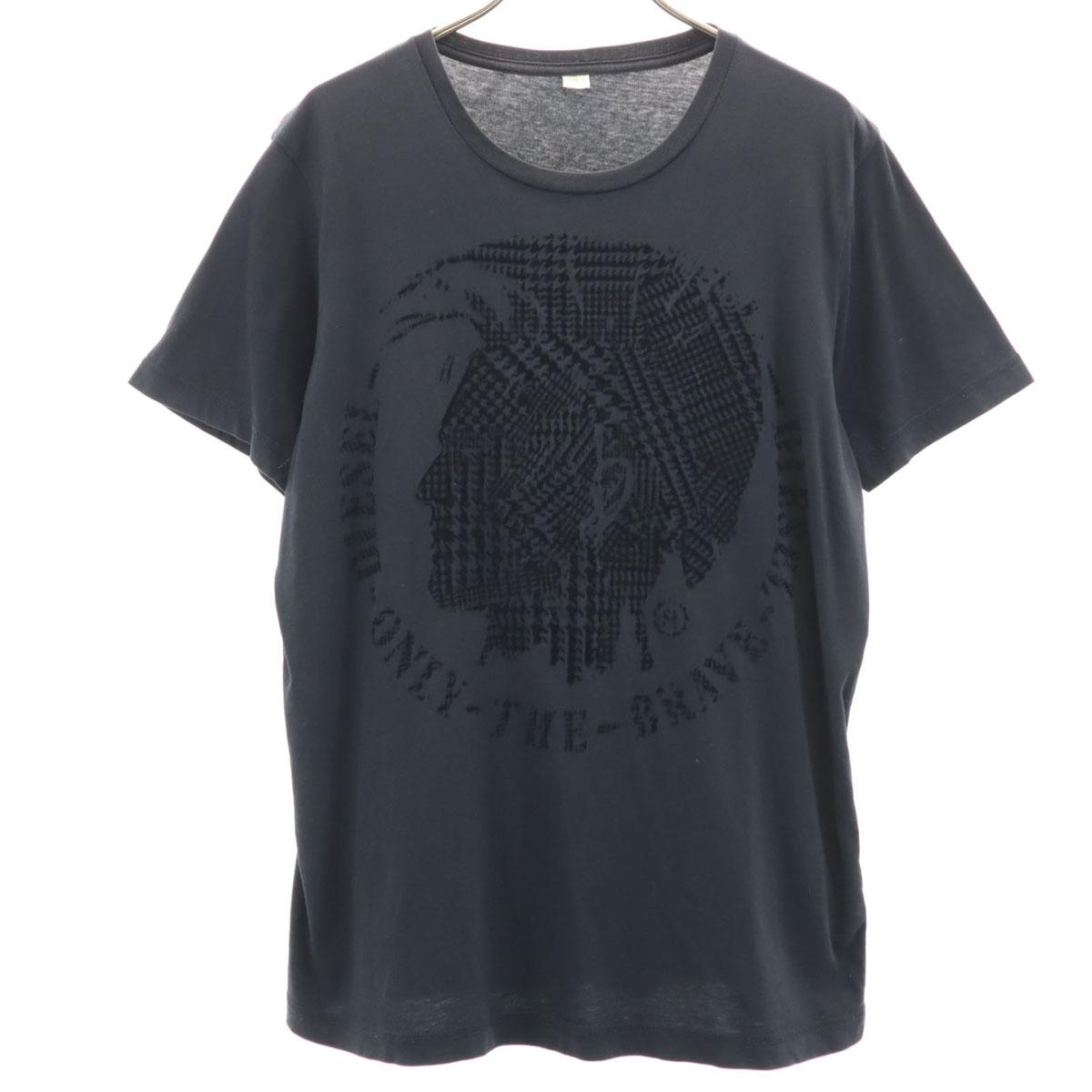 

DIESEL Футболка с коротким рукавом S черная Мужская Б/У