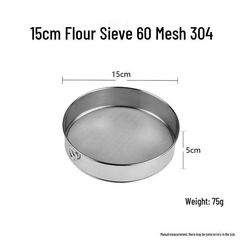 Stainless Steel Fine Mesh Flour and Sugar Sifter Tool