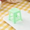 Simulation Miniature Furniture Model Retro Small Stool Decoration Dollhouse Props Accessories Household Chores Toys 20pc/lot