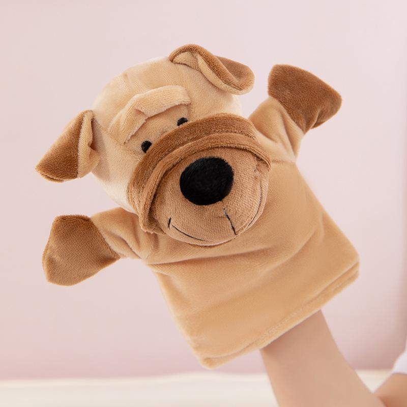 Hand Puppet Toy Animal Hand Soothing Doll Show Lion Can Open Mouth Animal Doll Kindergarten Lecture Props