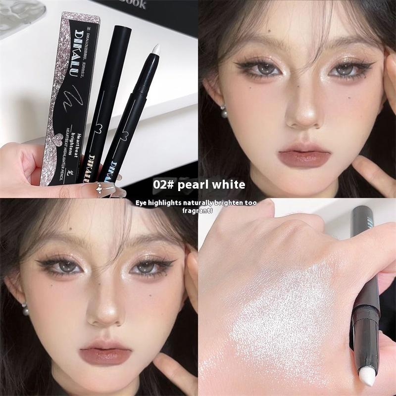 Heart Lying Silkworm Rozświetlający cień do powiek w pisaku All-Match Makeup Highlighter Low Saturation Rotating Eyeliner Pen do oczu