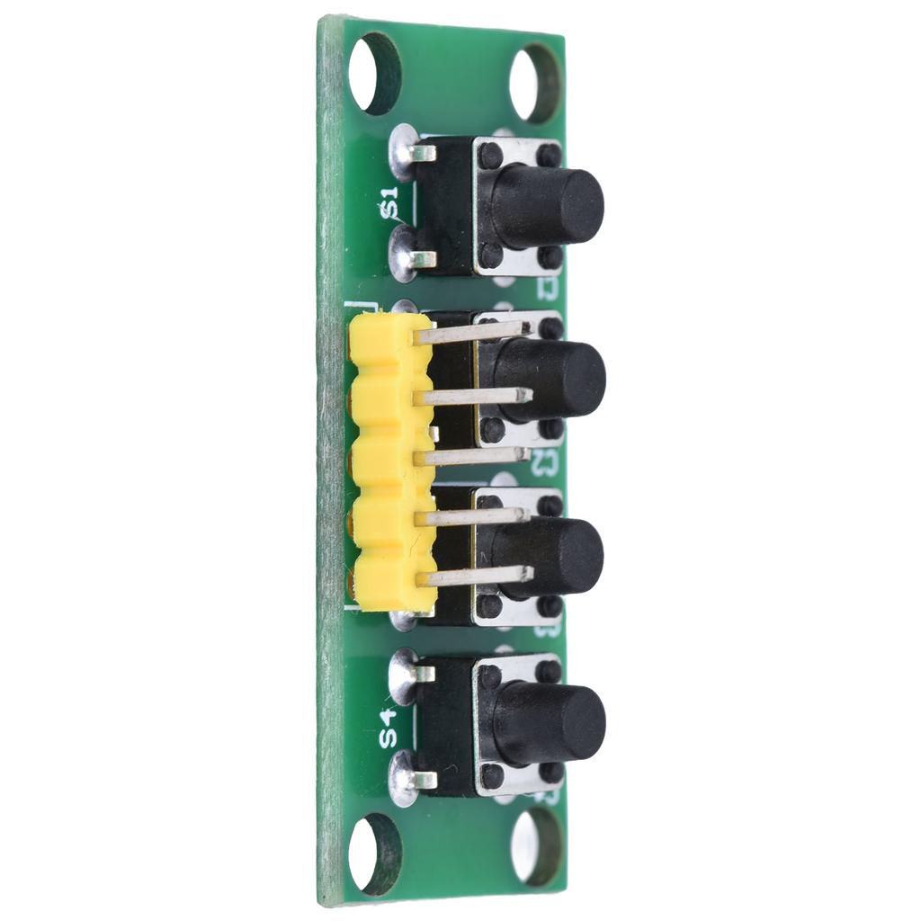 4-poliges Tastaturmodul, 4 unabhängige Tasten, Tastatur-Steuerschalter für elektronische Experimente