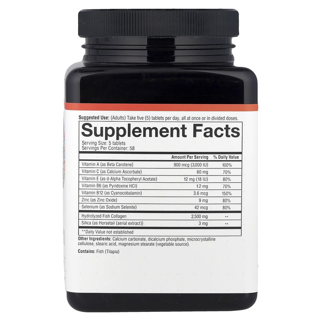 Marine Collagen, 290 Tablets