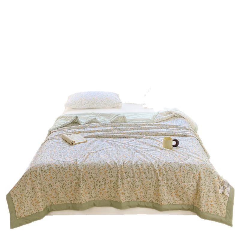 ZUOYOUTUO Xinjiang Long-Staple Cotton Double-Sided Printed Summer Quilt