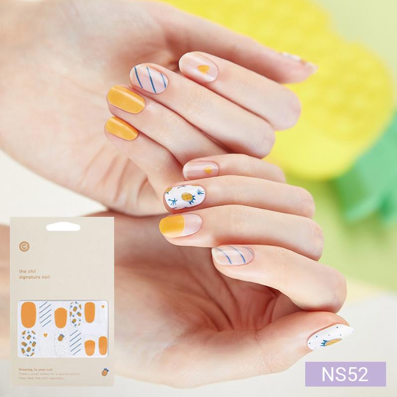 Vibrant Pop Nail Stickers 24pcs | Self-Adhesive Strips, Rainbow &Neon Mix, Quick 5-Min Manicure