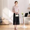 Women's Round Neck Mulberry Silk Short Sleeve T-Shirt