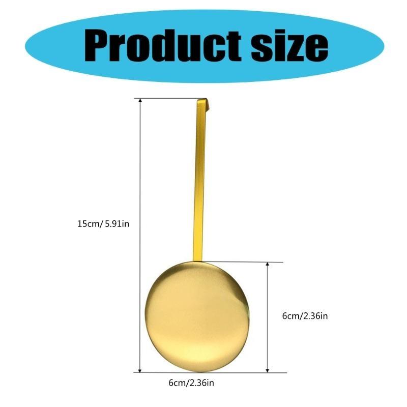 Decorative Gold Metal Clock Pendulum Clock Upgrades for Enthusiasts Collectors