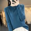 YYFS Women's Fashion Casual Solid Color Print Autumn Winter Long Sleeve O Neck Loose Sweaters