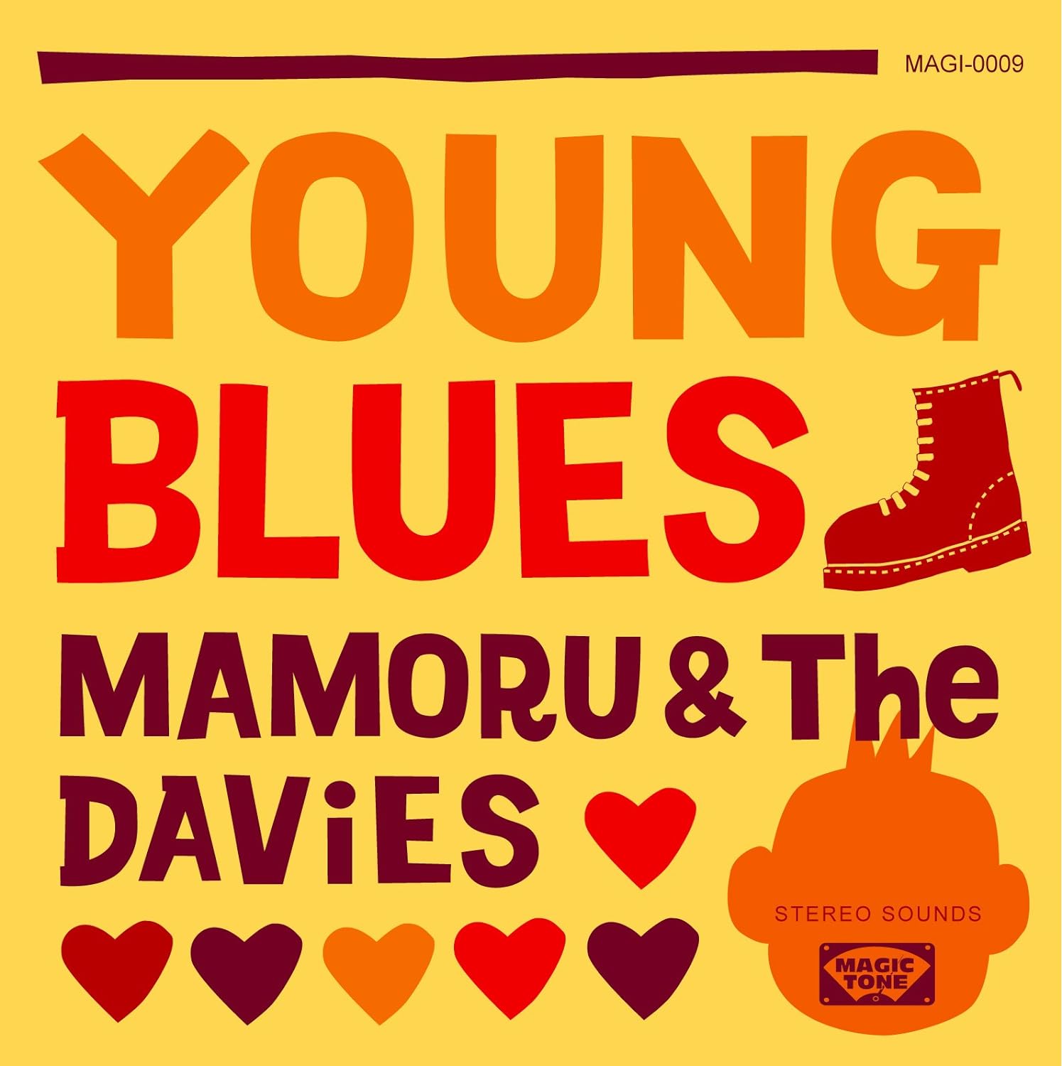 

CD MAMORU & THE DAVIES - Young Blues MAGI0009 Japan ObiJapanese Pop/Rock Used