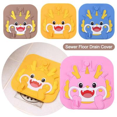 Silicone Sewer Floor Drain Cover Anti Odor Kitchen Sink Strainers  for Bathroom Hair Collection