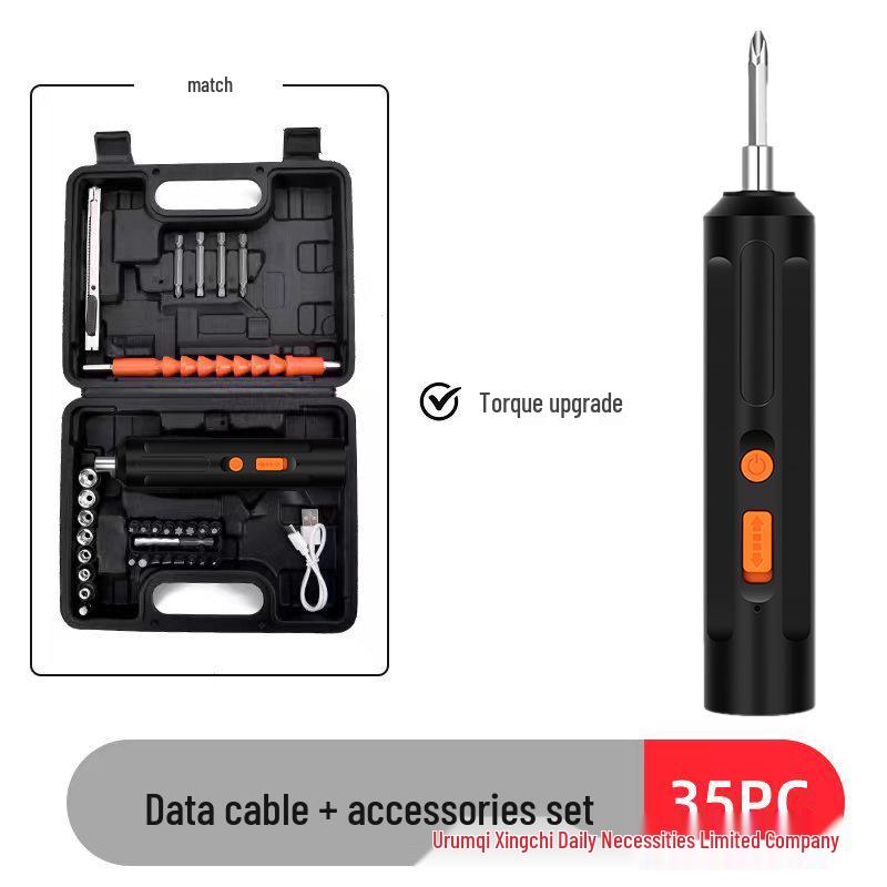 Rechargeable Mini Electric Screwdriver Drill - Fully Automatic, Household Compact Tool