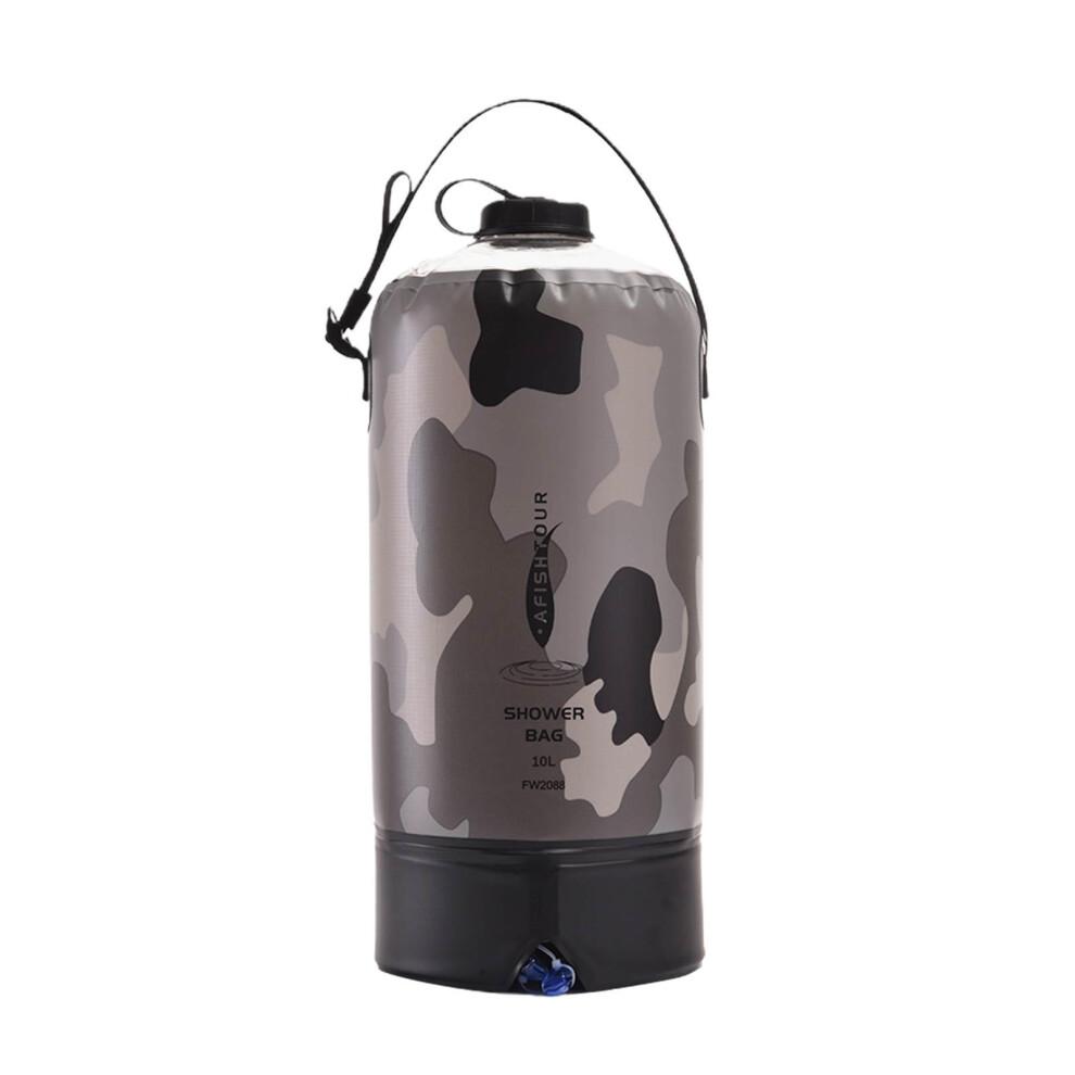 Compact and Lightweight Camping Shower Bag User-Friendly On Off Switch Solar Powered Heat Absorbing Design with Durable Build