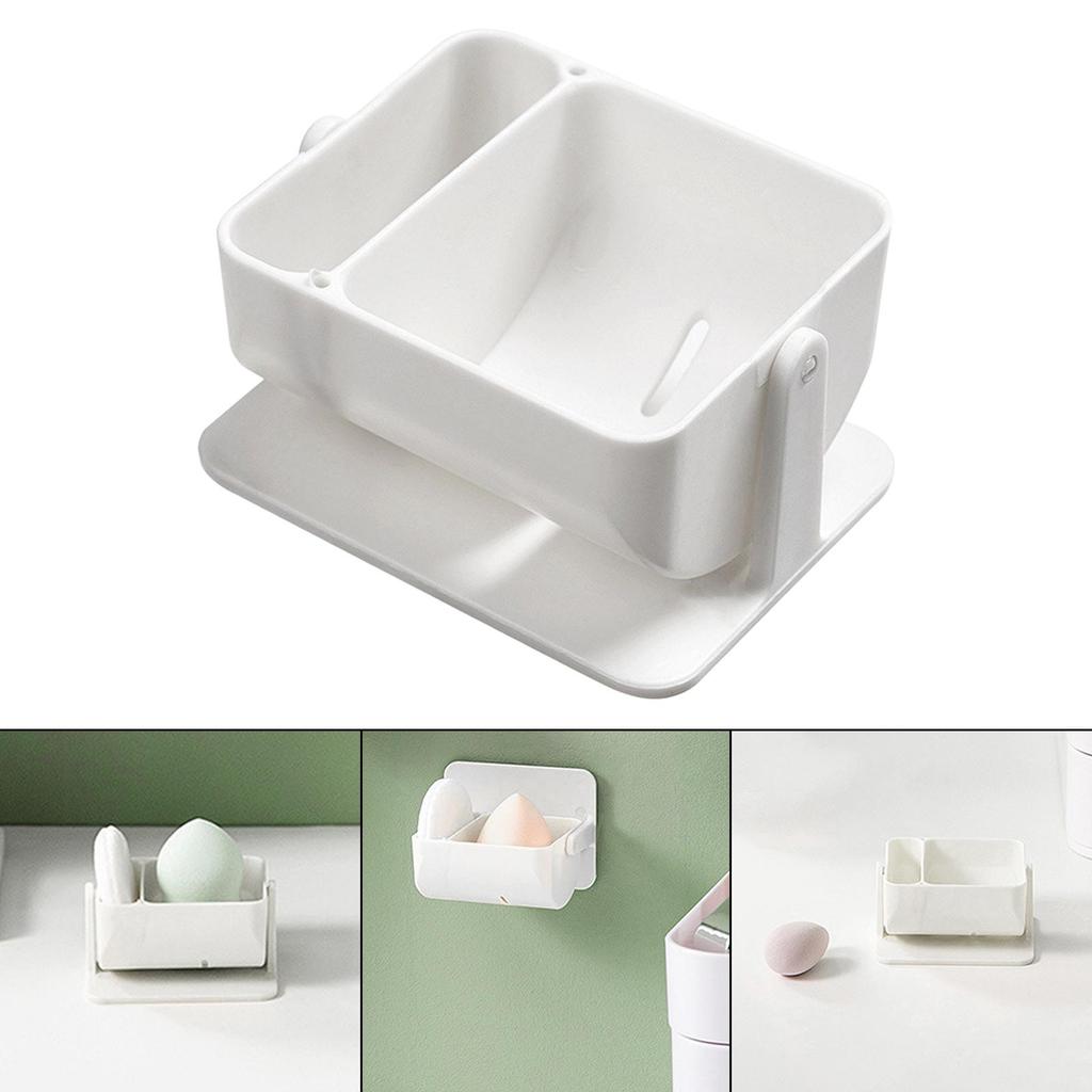 case Drying Drain Mounted Container beauty eggs Holder for Facial Bathroom Bedroom