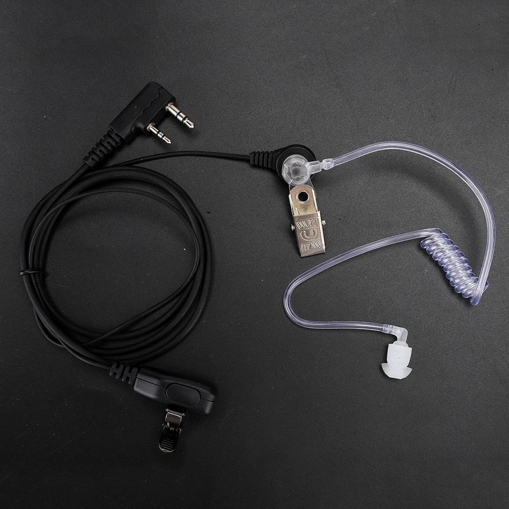 2 Pin Acoustic Tube Headset Walkie Talkies Earpiece for Retevis Kenwood Baofeng Two Way Radio