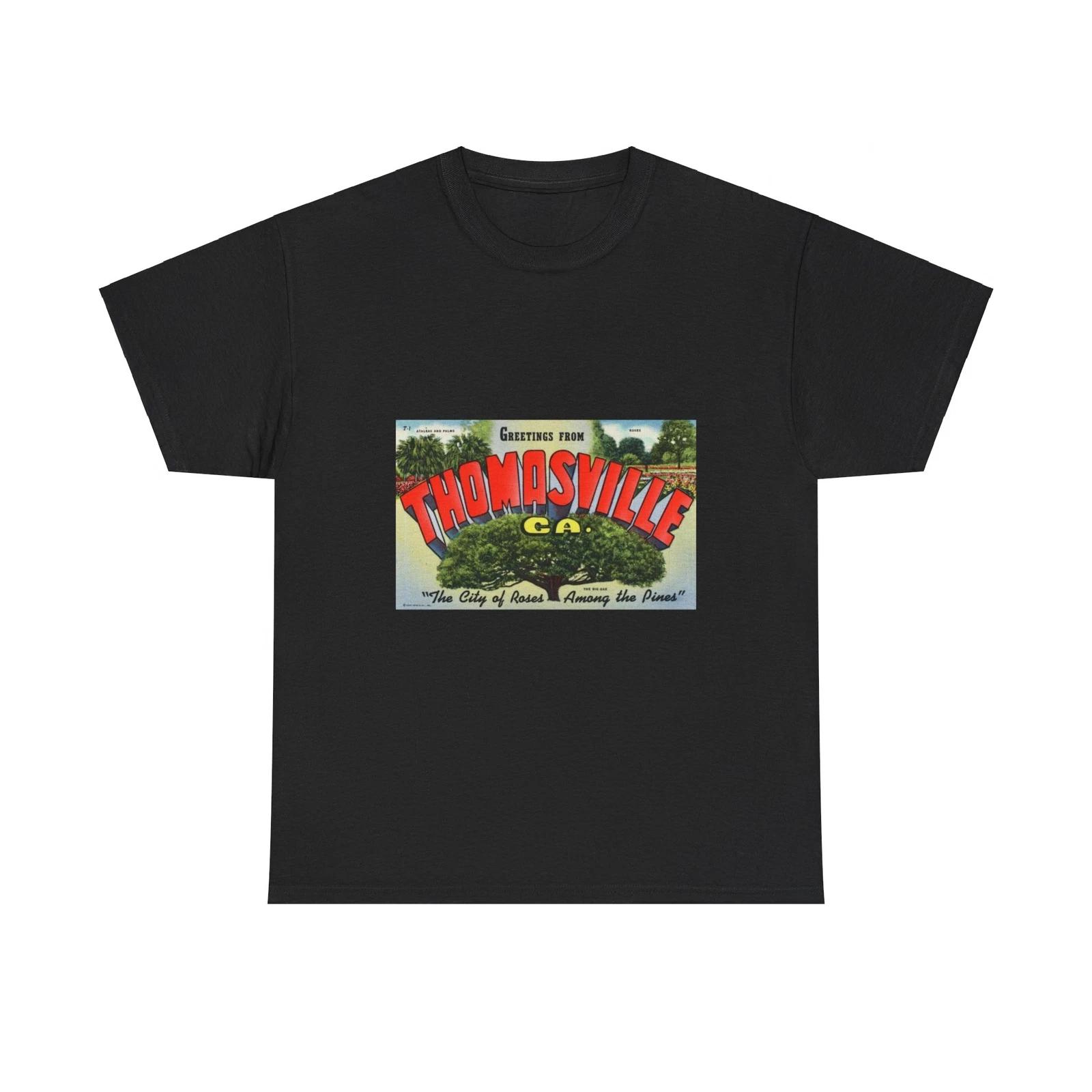 Greetings from Thomasville Ga (Greeting Postcards) T shirt L