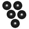 5Pcs 100mm Black Poly Strip Wheel Disc Paint Rust Removal Tool for Angel Grinders