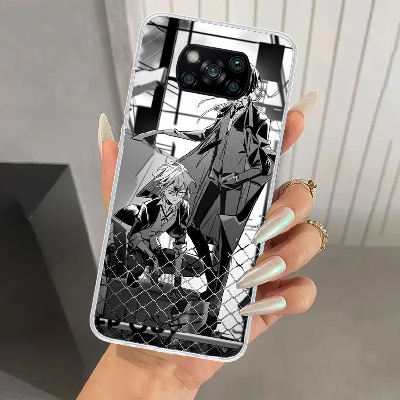 Bungo Stray Dogs Double Black Phone Case for Xiaomi Poco X7 X6 X5 X4 X3 Nfc F7 Ultra F6 F5 Pro F4 GT F3 M6 M5S M4 M3 Soft Print
