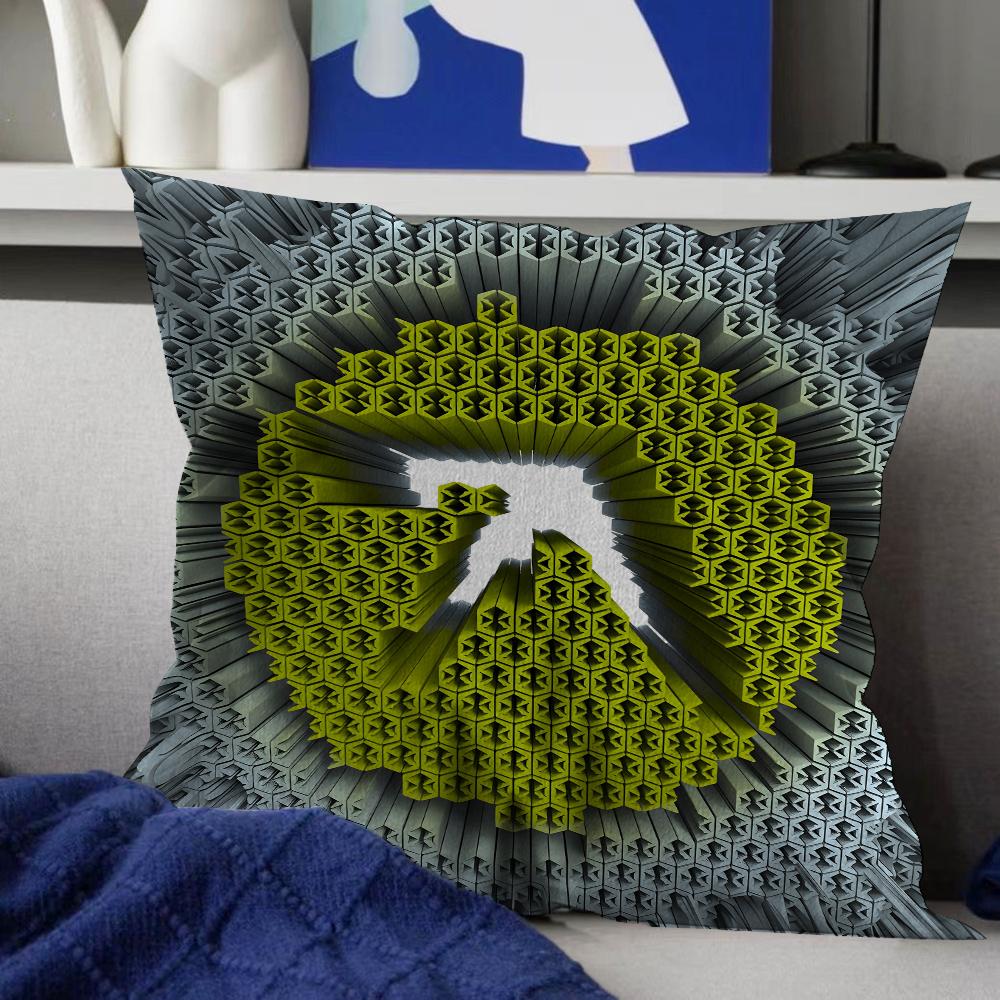 Aphex Twin DJ Pillow Cover Sofa Cushion Cover Home Room Decoration Children Gift