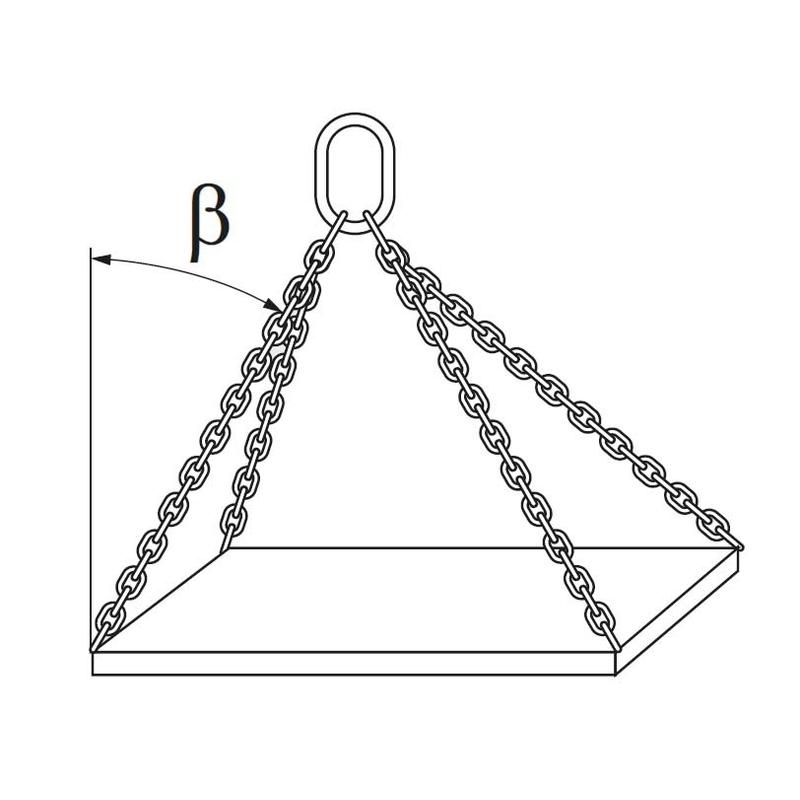 G8 Chain Sling 2-leg 3000x10mm 4750kg