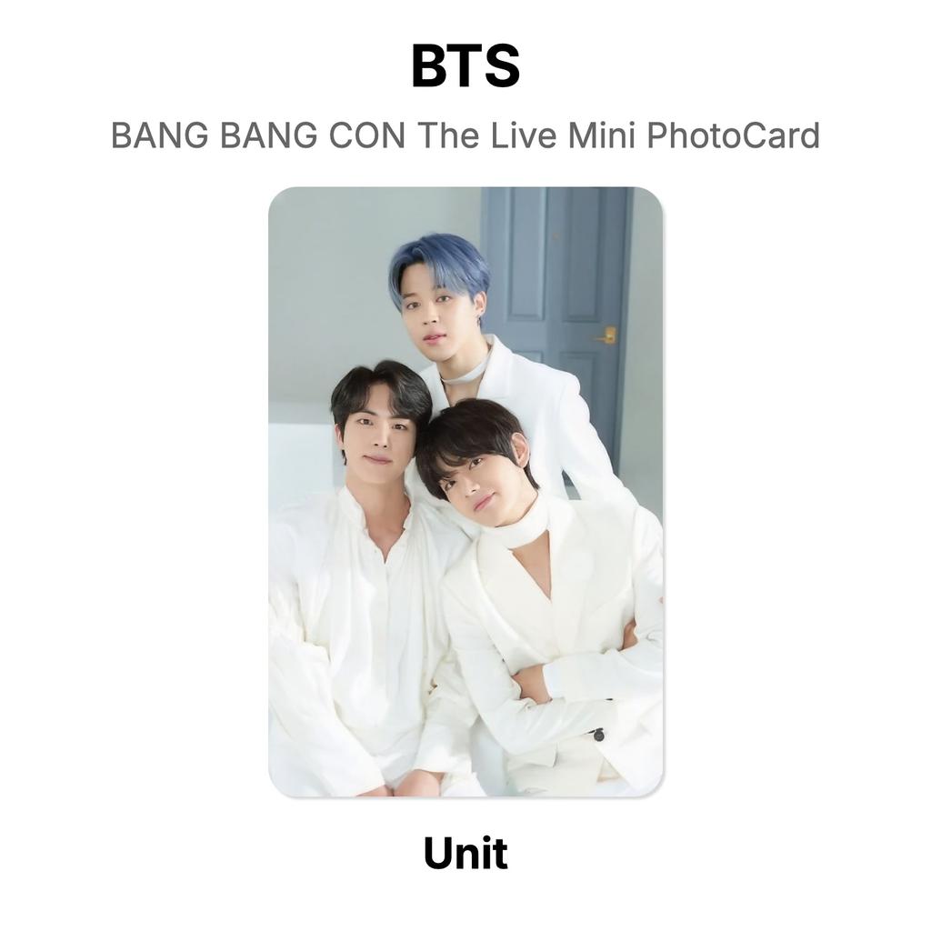 BTS BANG BANG CON The Live Mini PhotoCard Official Photocard