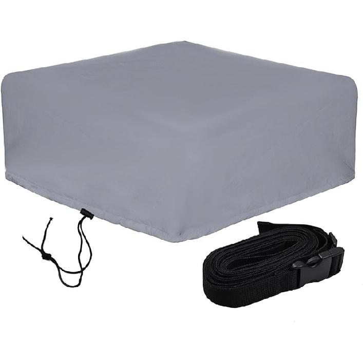 Grey RV Air Conditioner Cover Compatible With Coleman Mach I, II, III, TSR Models, Camper Trailer RV AC Cover For Roof, 42.5 *29 *14 (Style 3) 42.5 *29 *14